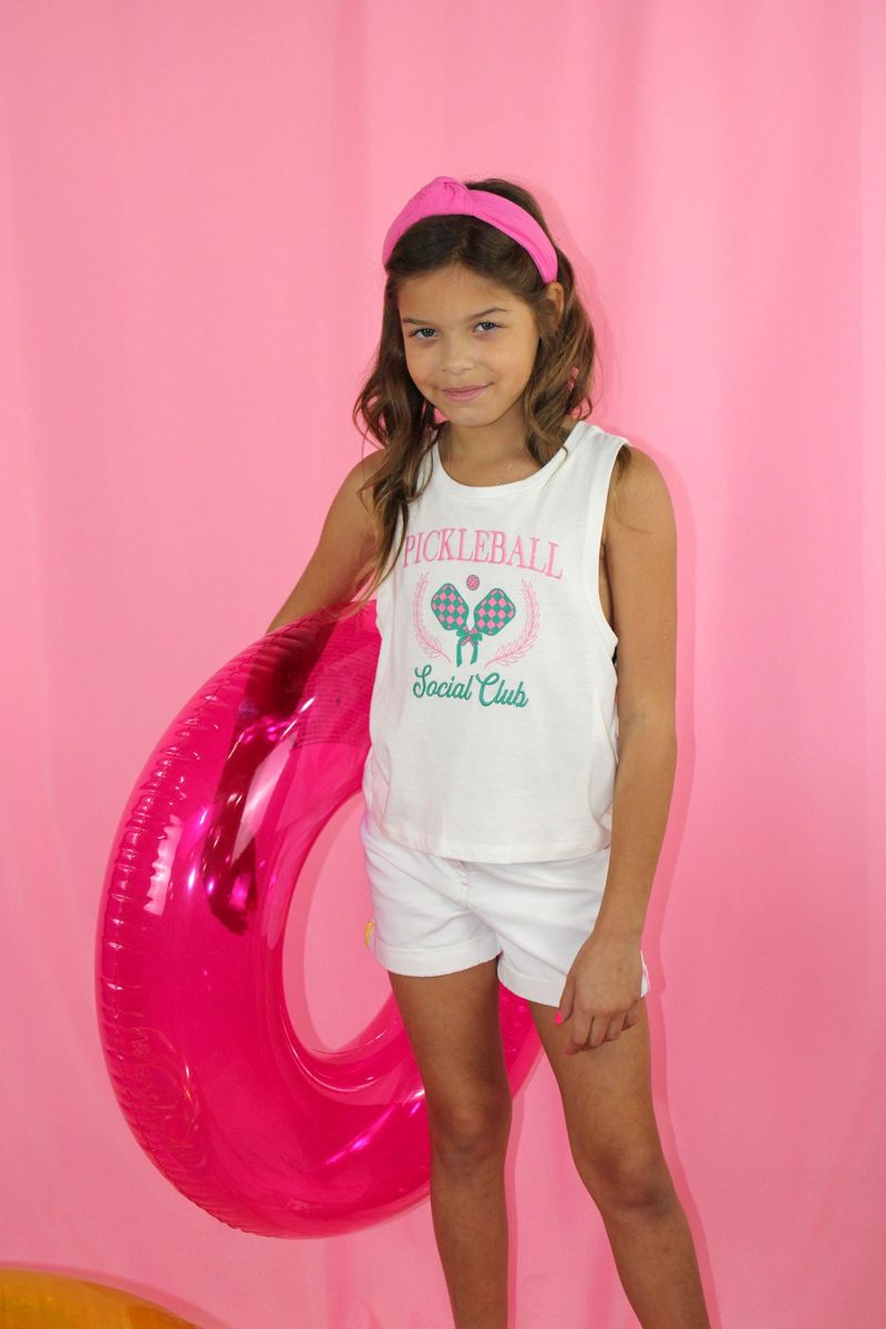 Pickleball Social Club Embroidery Tank