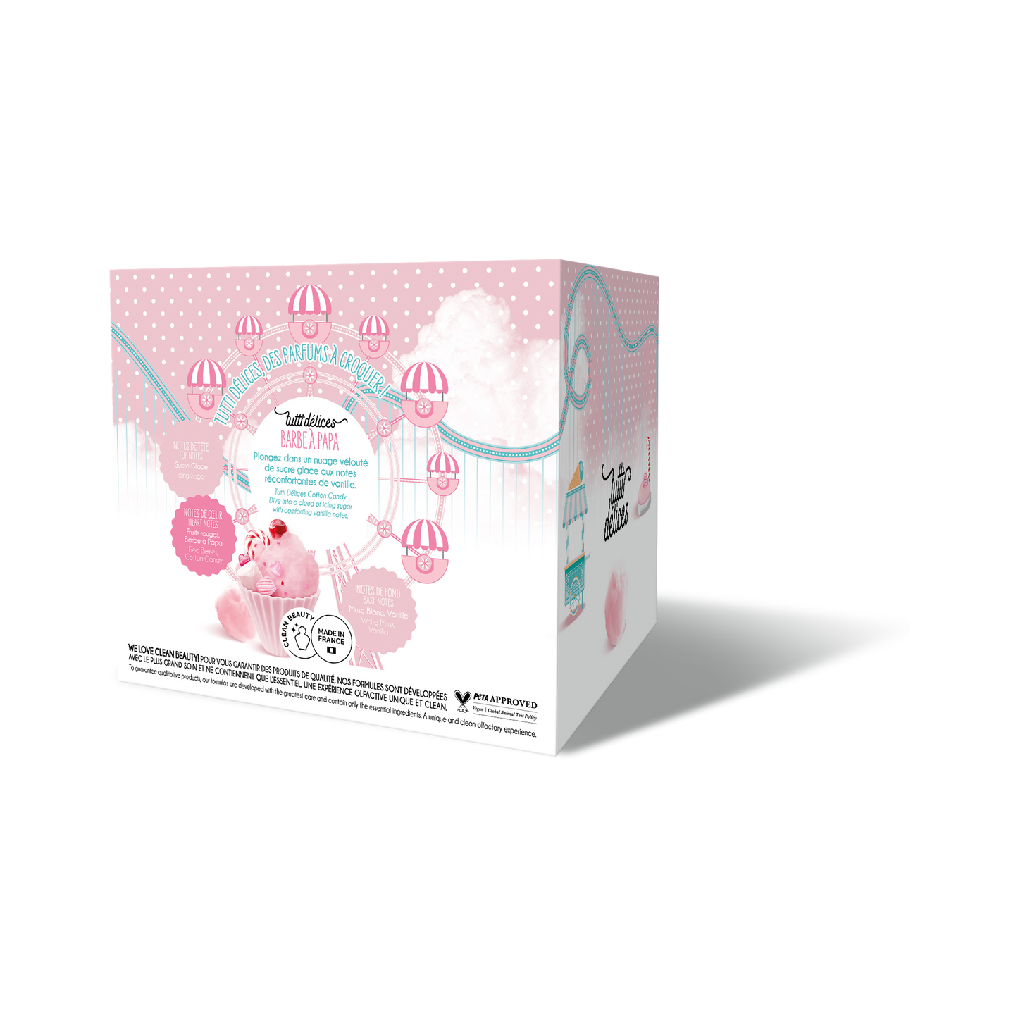 Cotton Candy Set Perfume + Shower Tablet