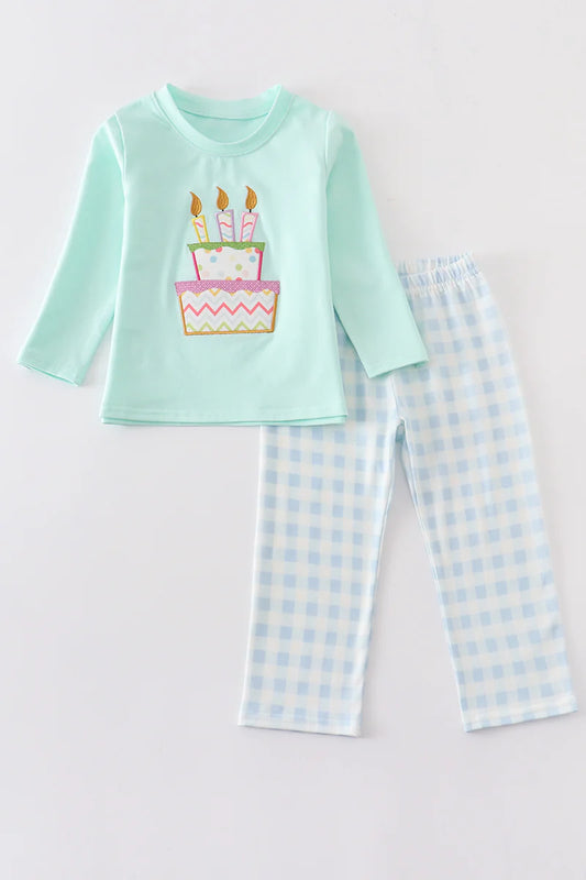 Birthday Cake Applique Outfit