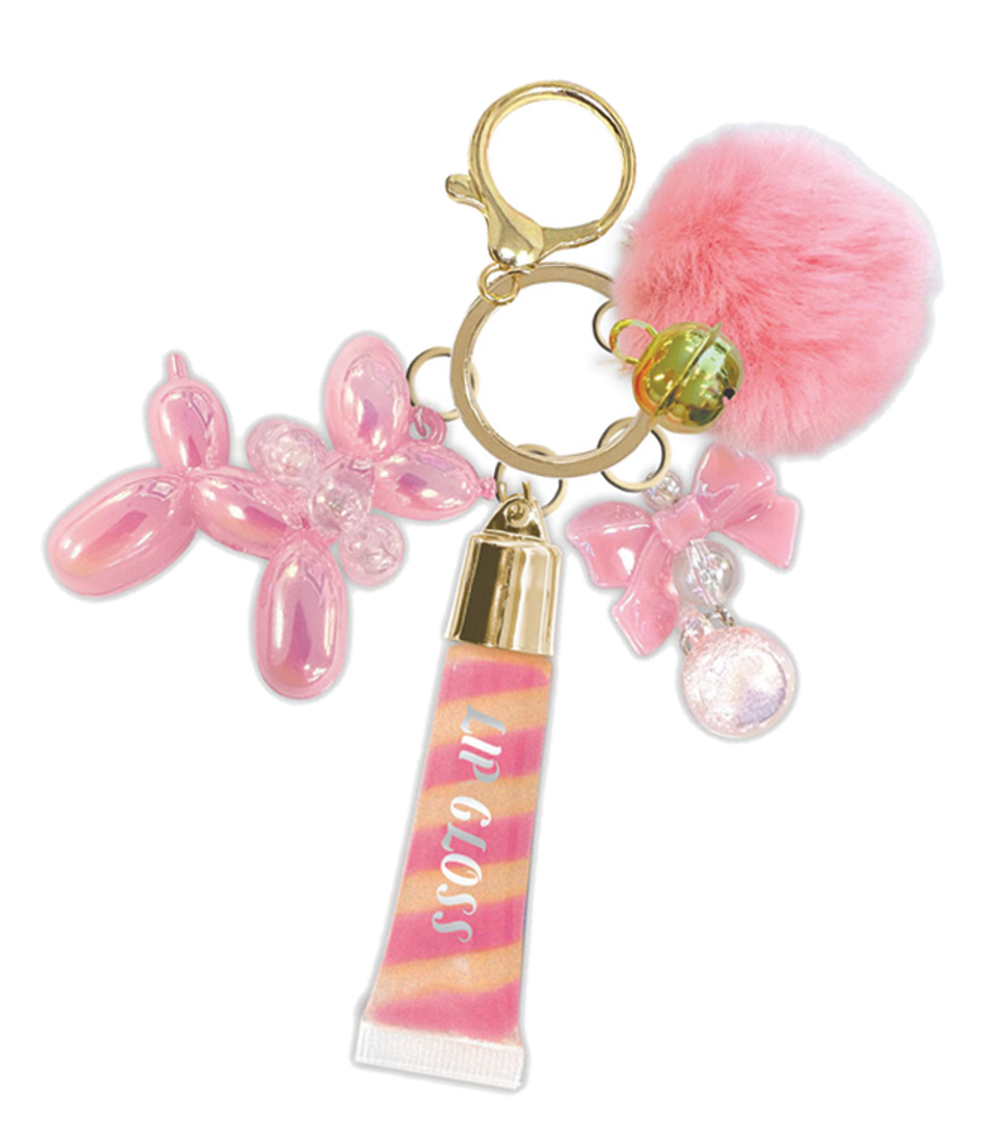 Trendy Lip Gloss Keychains