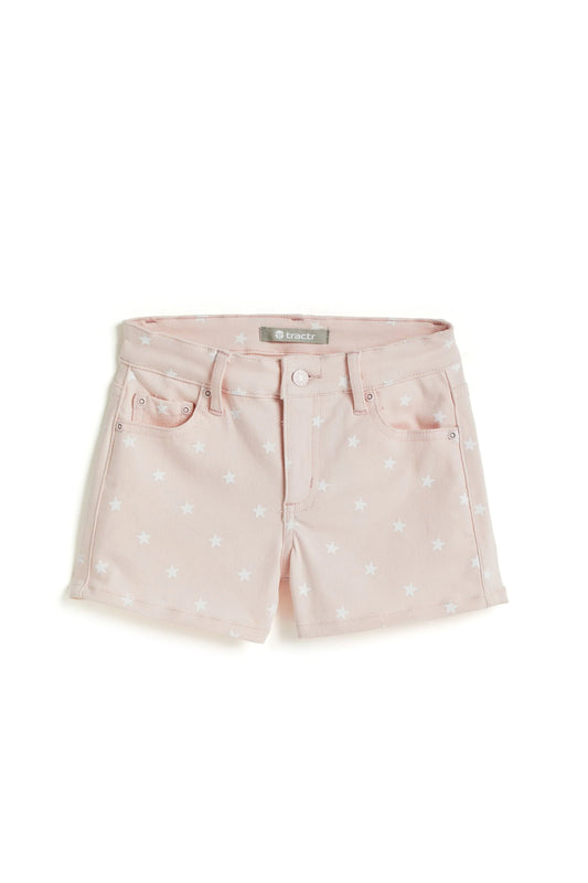 Star Print Pink Shorts