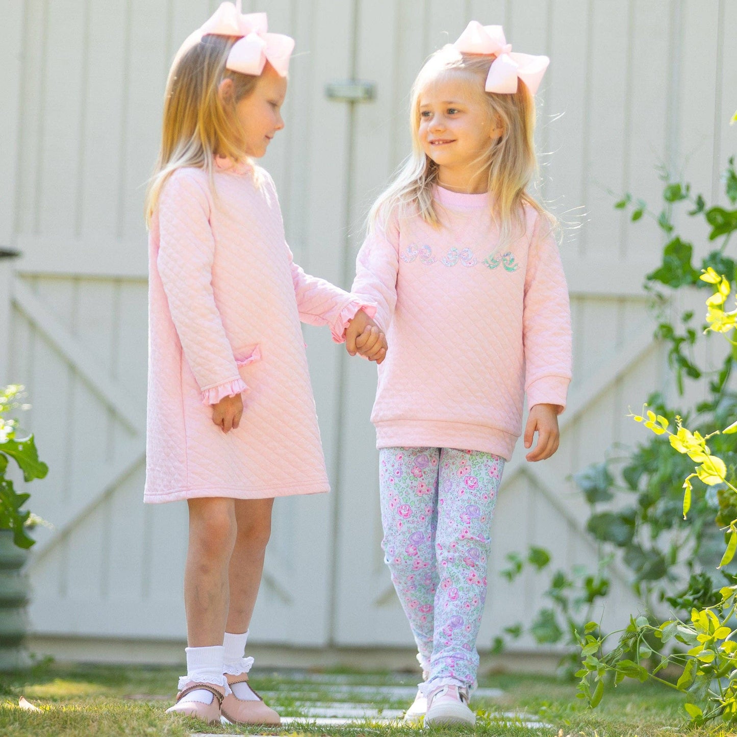 Quilted Ballet Pink Dress