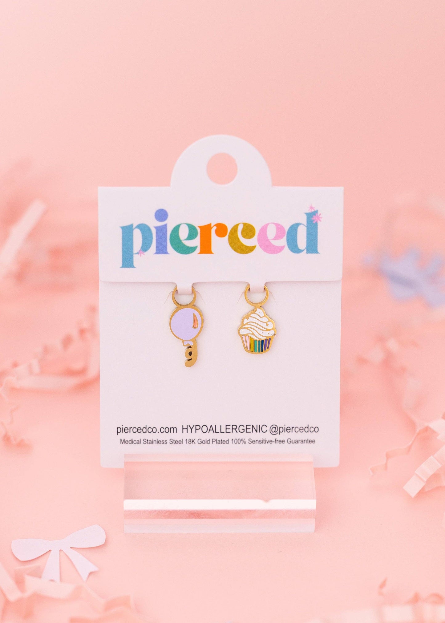 Birthday Huggie Earring Charms