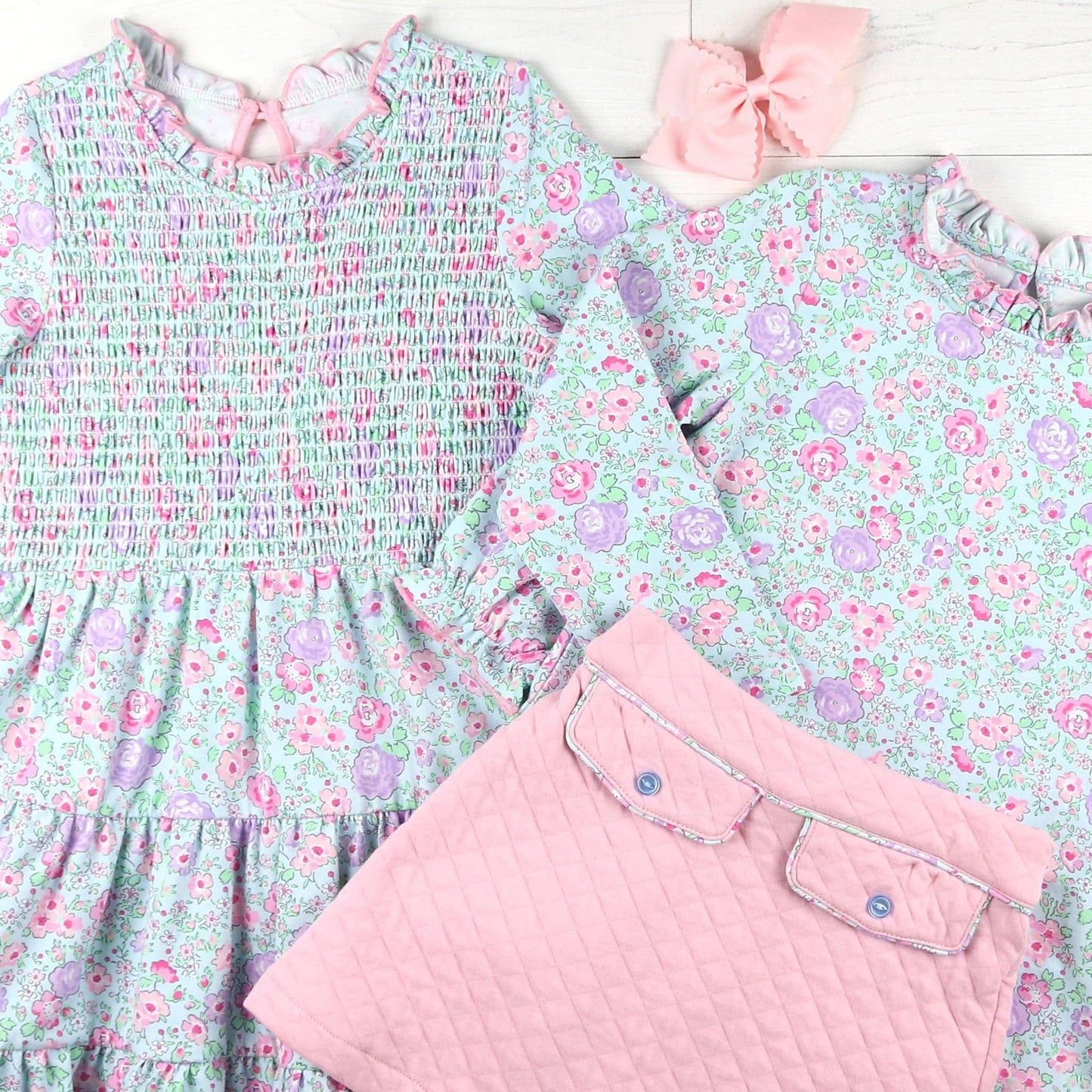 Posy Petals Ruffle Neck Top