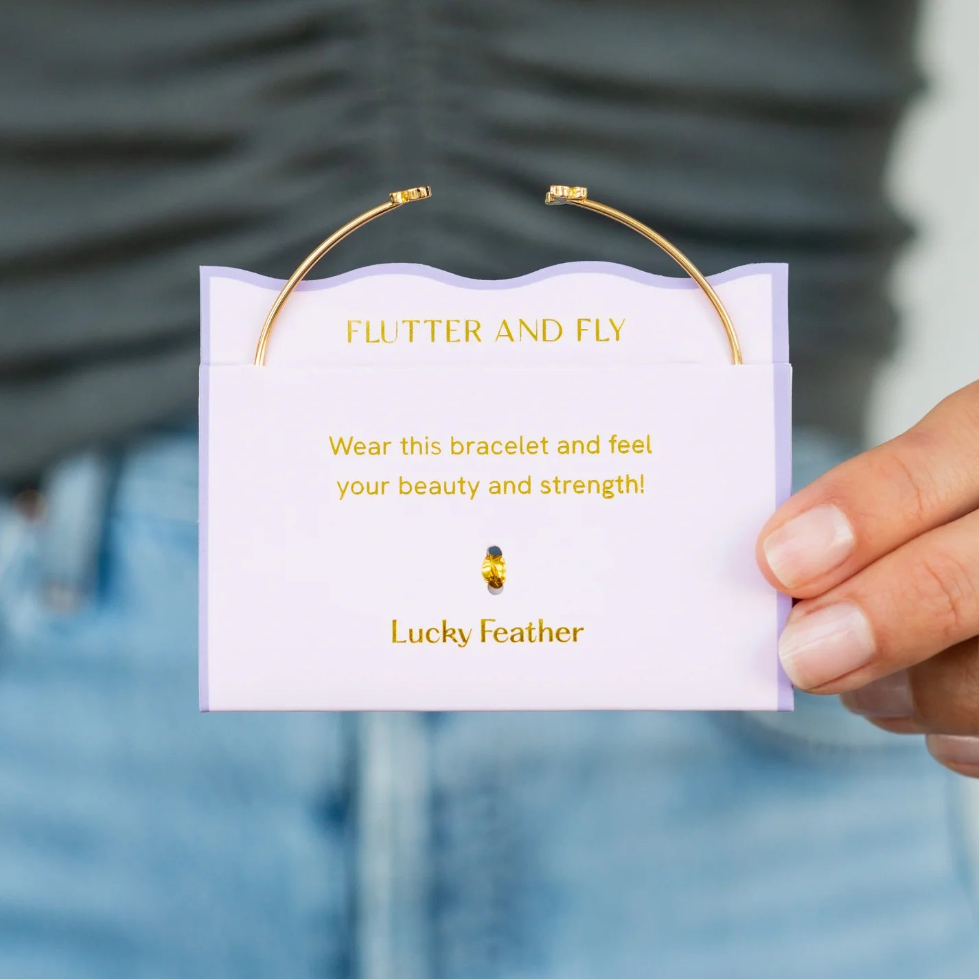 Connection Cuff Bracelet (Flutter And Fly)