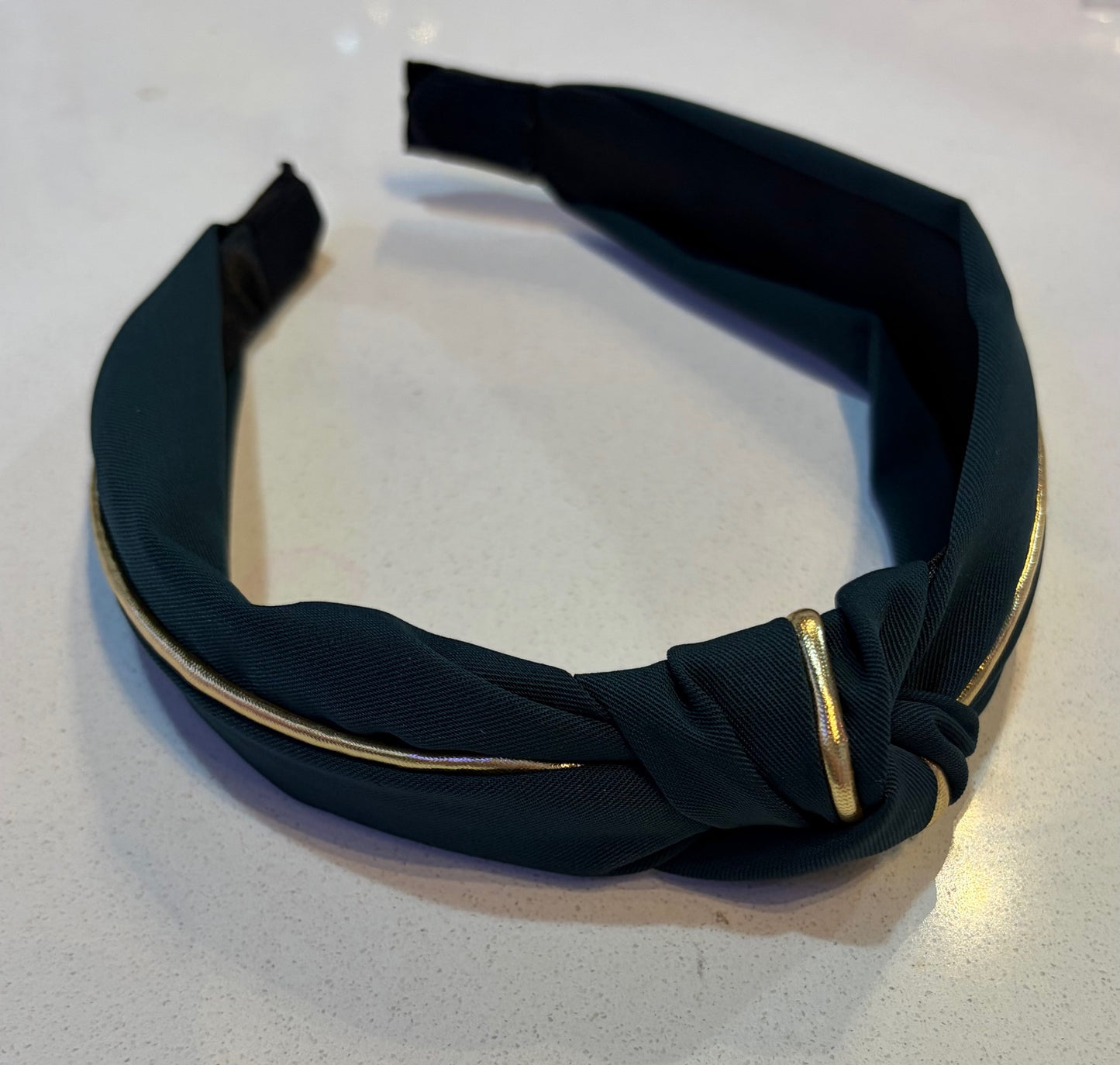 Green Gold Bowknot Headband