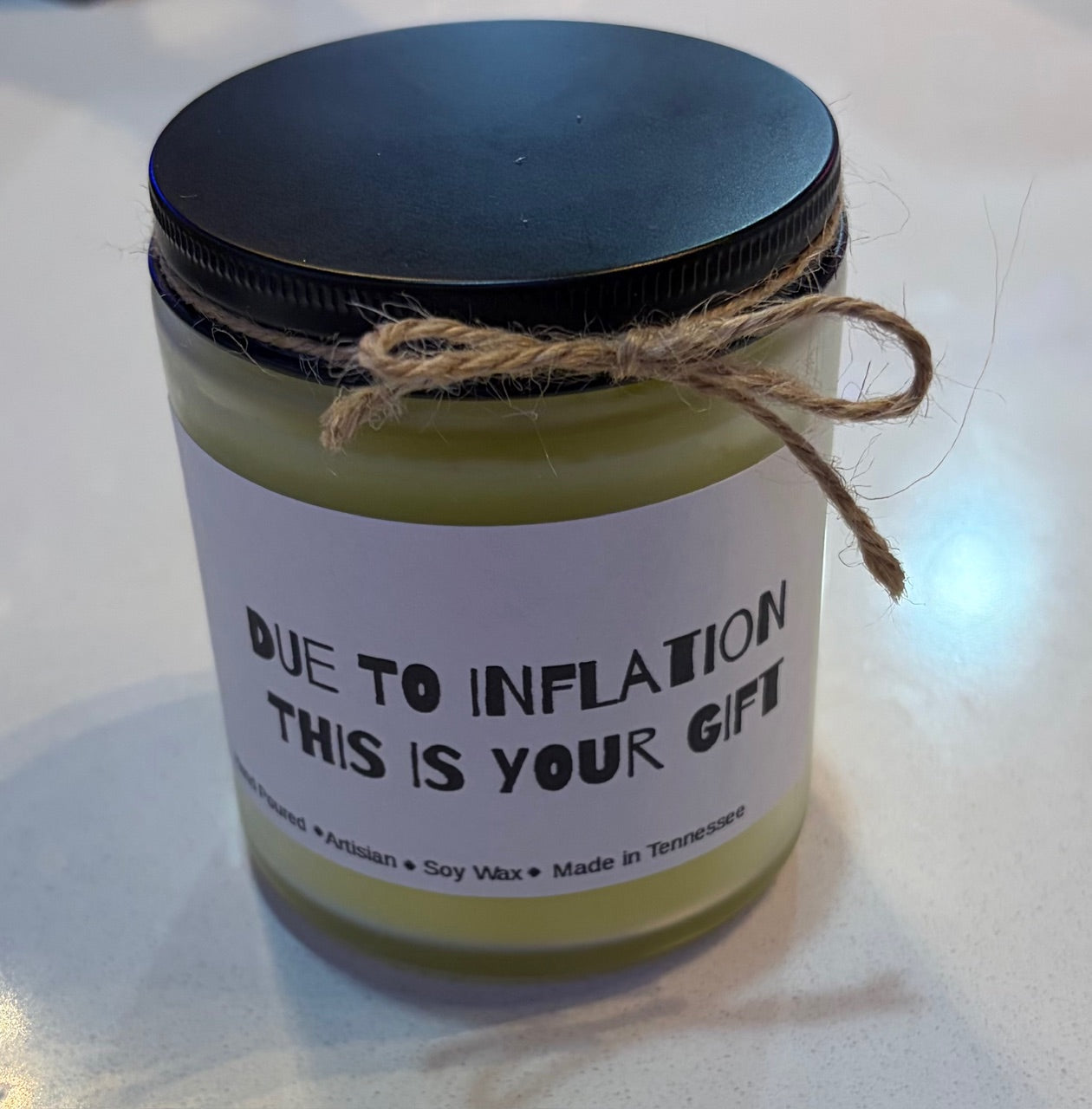 Due to Inflation Candle