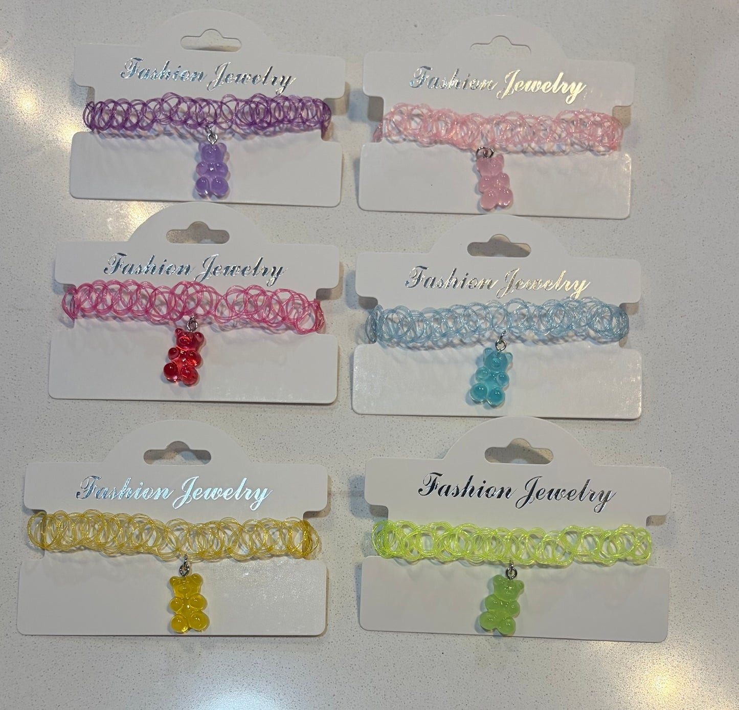 Gummy Bear Choker Necklaces