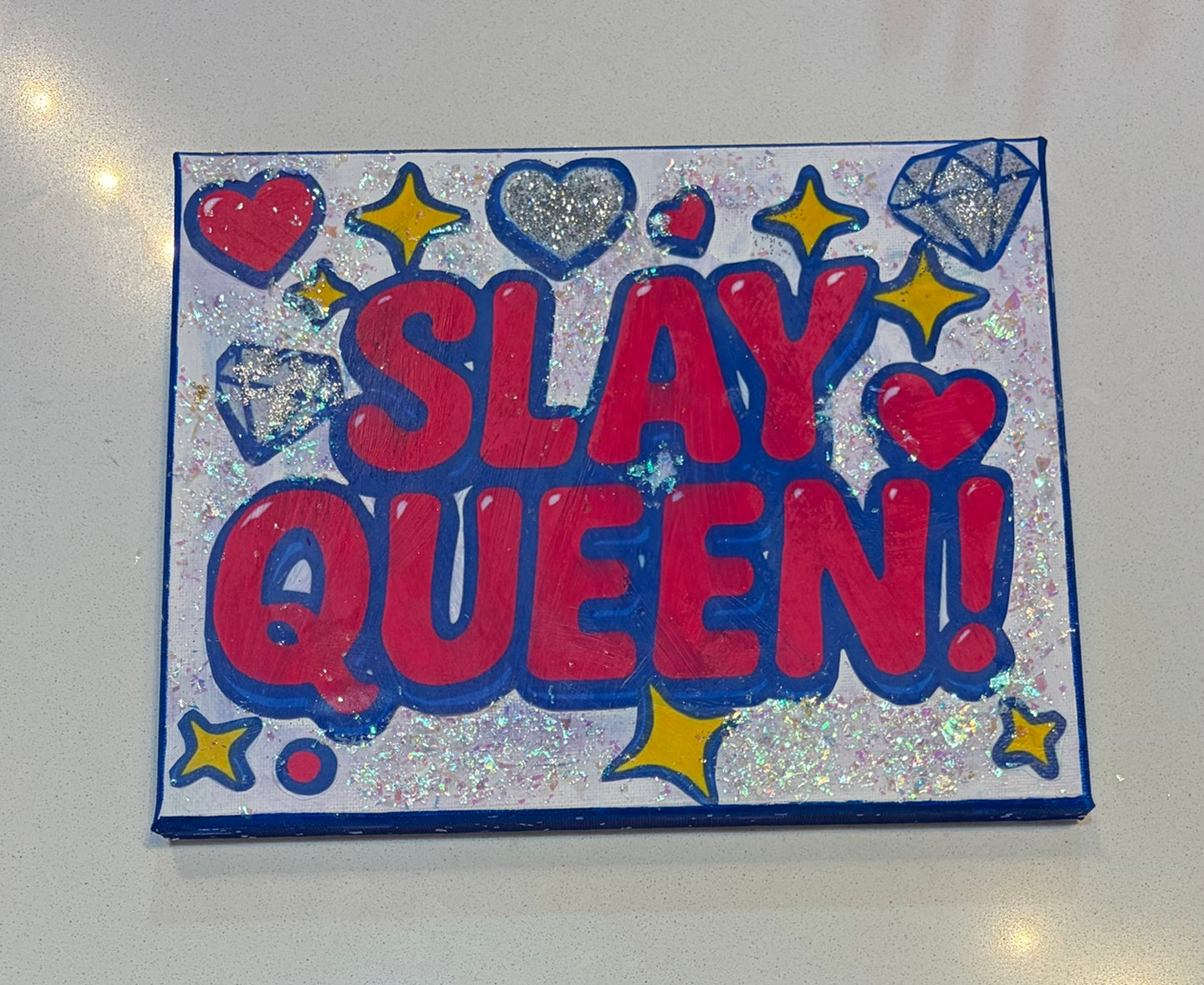 Slay Queen Custom Canvas Art
