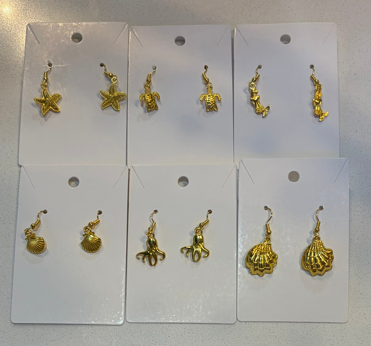 Beach Dangle Earrings- Assorted