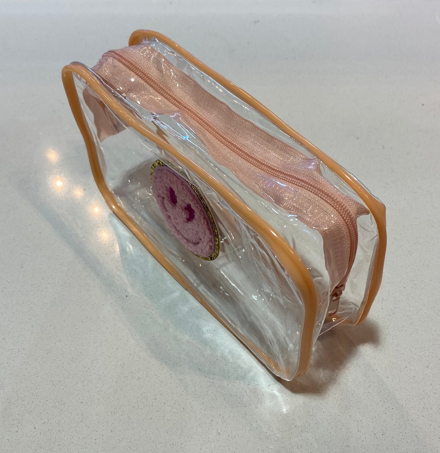 Patched Clear Zippered Bags