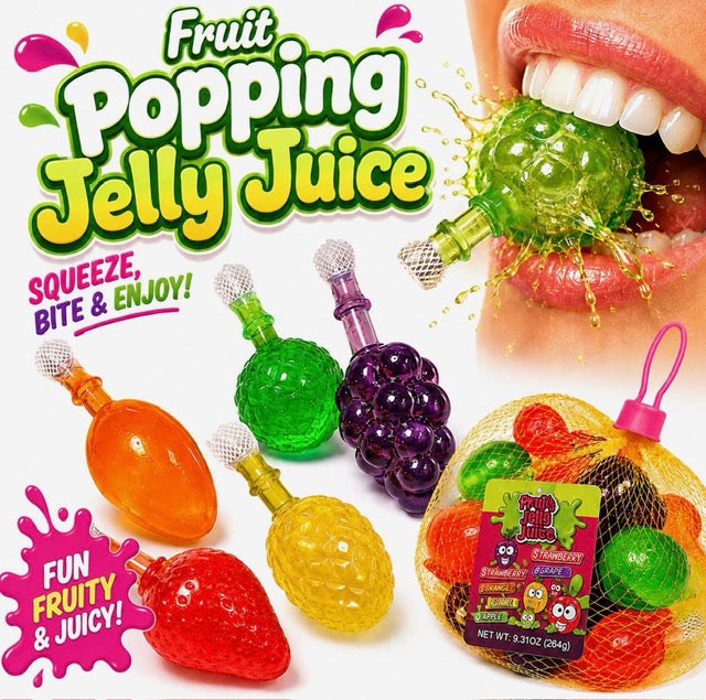 Popping Fruit Jelly Juice Candy