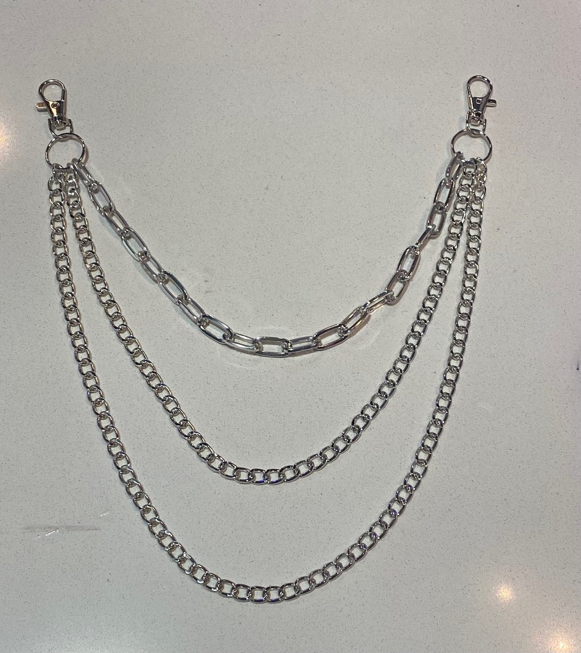 Silver Pant Chains