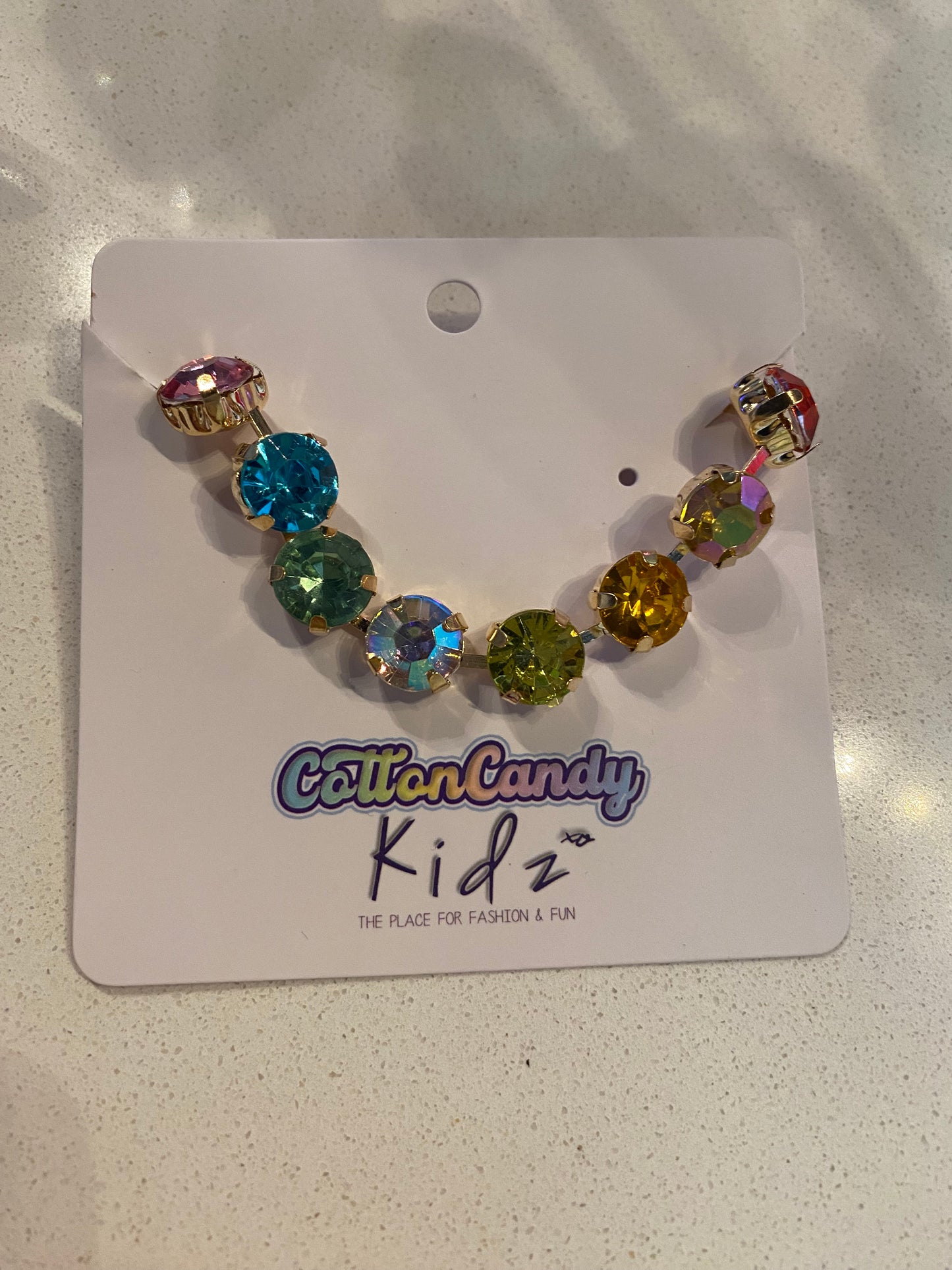 Multicolor Rhinestone Bracelet