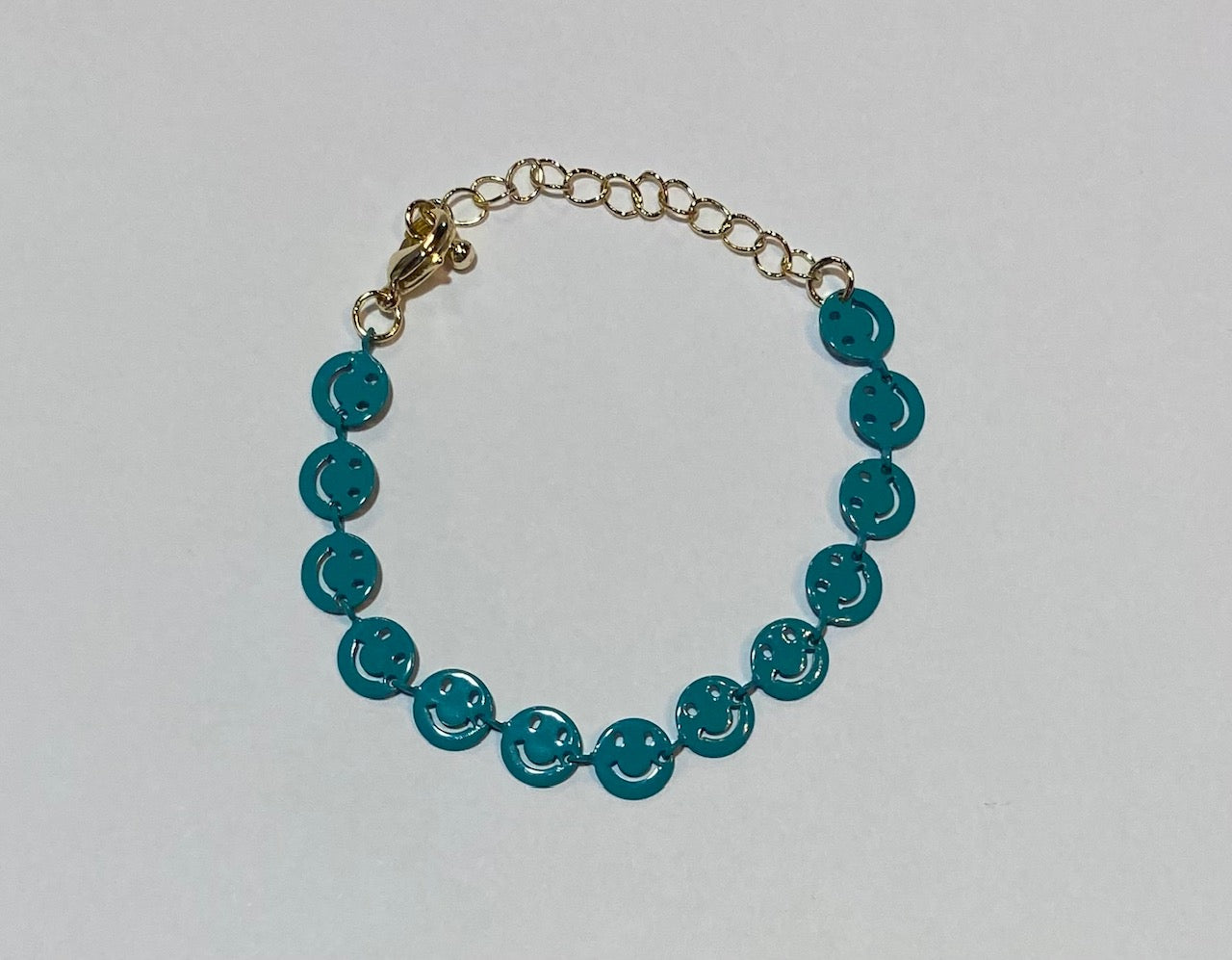 Smiley Face Chain Bracelet