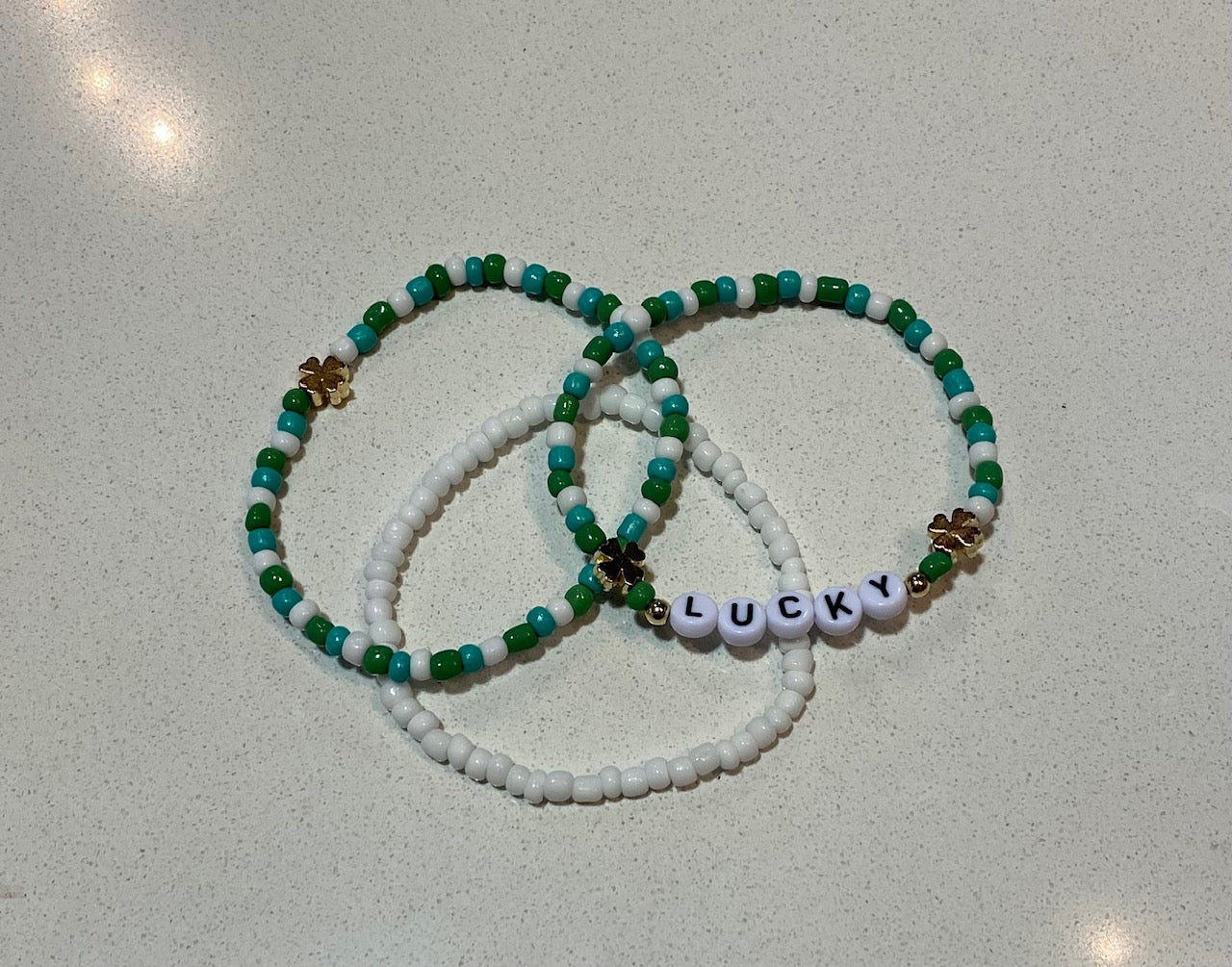Green Lucky Bracelet Set