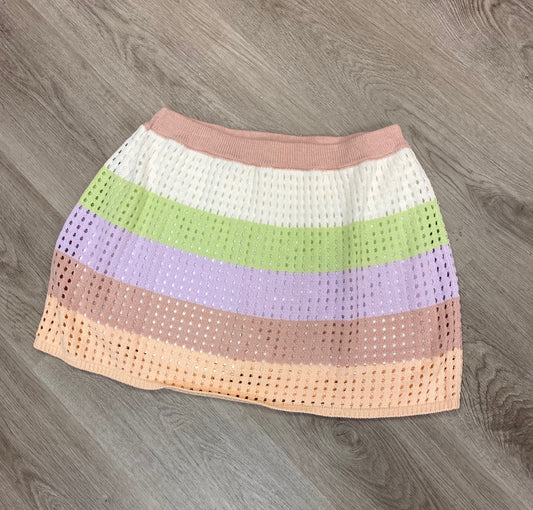Color Block Knit Skort