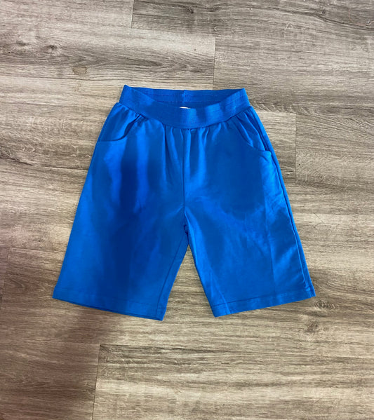 Blue 100% Cotton Shorts