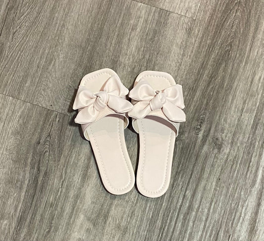 Beige Bow Knot Sandals