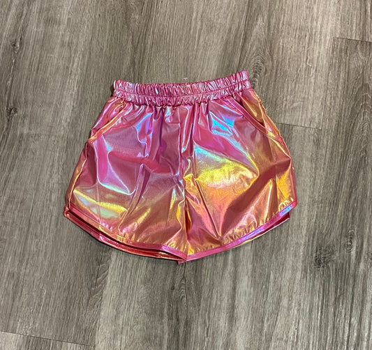 Metallic Pink Ombre Dolphin Shorts