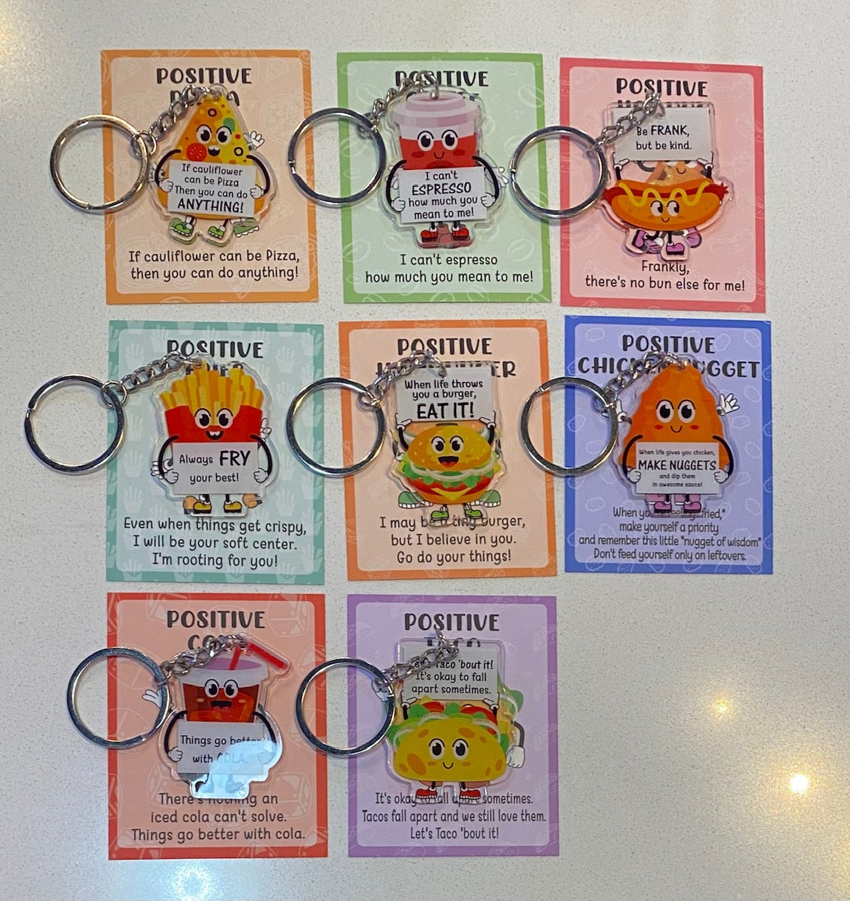 Positive Card/Keychains- Assorted