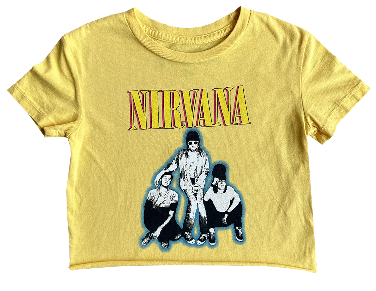 Nirvana Not Quite A Crop Tee