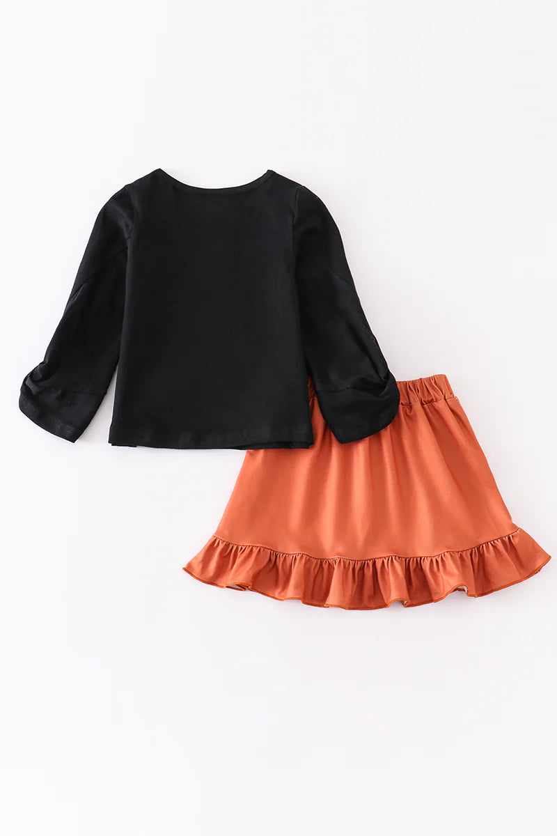Pumpkin Spice Skirt Set