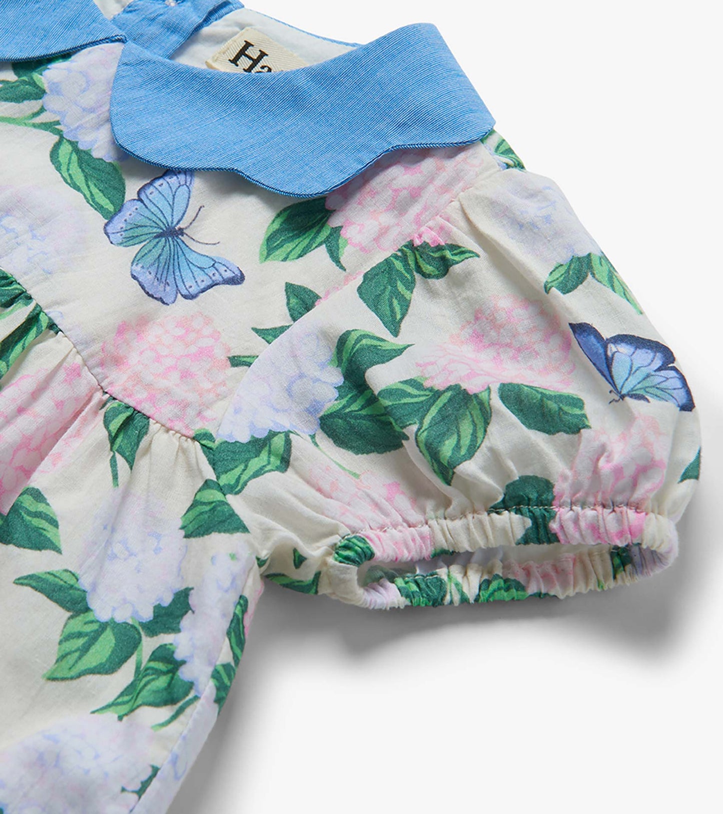 Enchanted Garden Woven Collar Dress