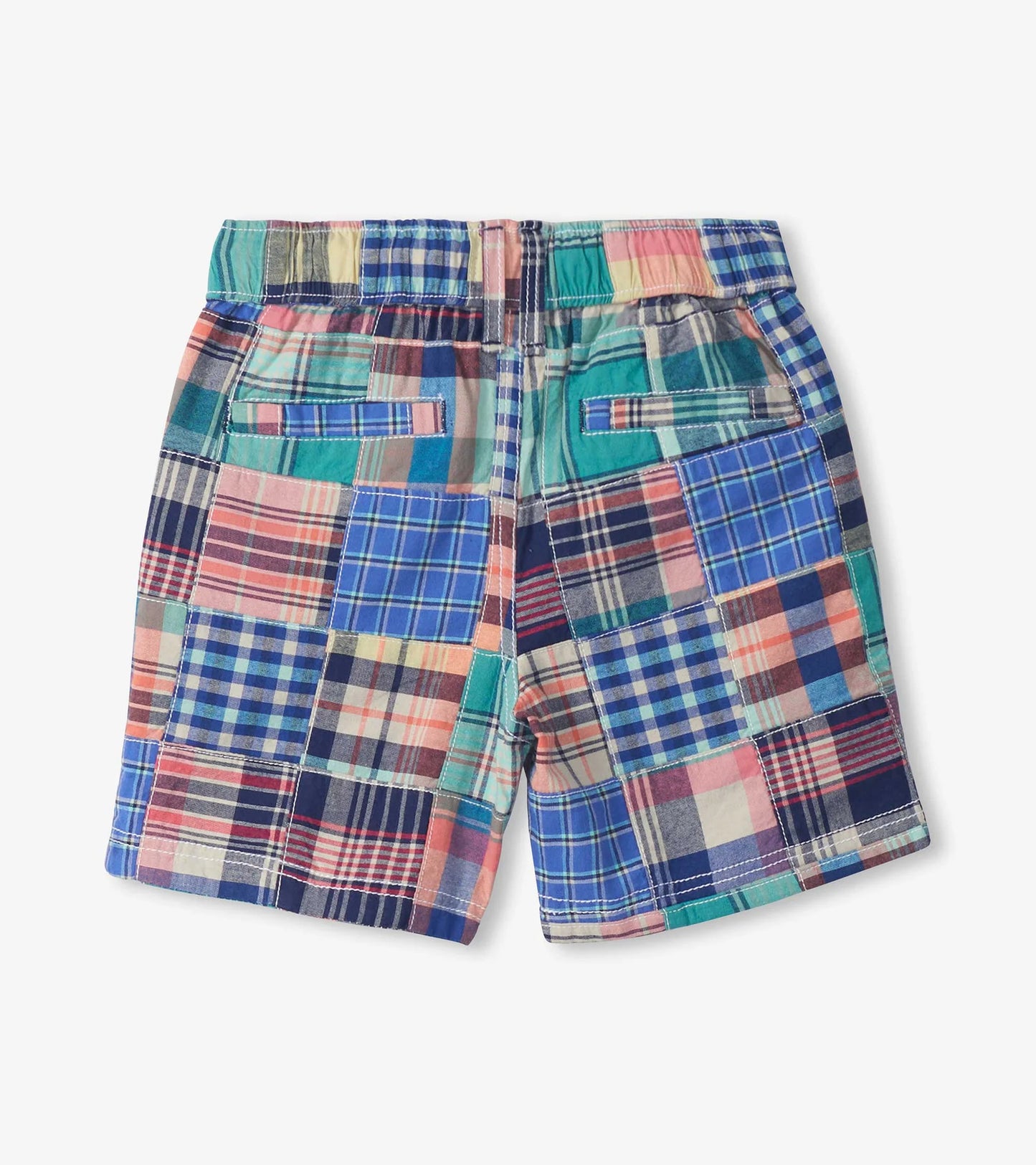 Vintage Summer Madras Woven Shorts