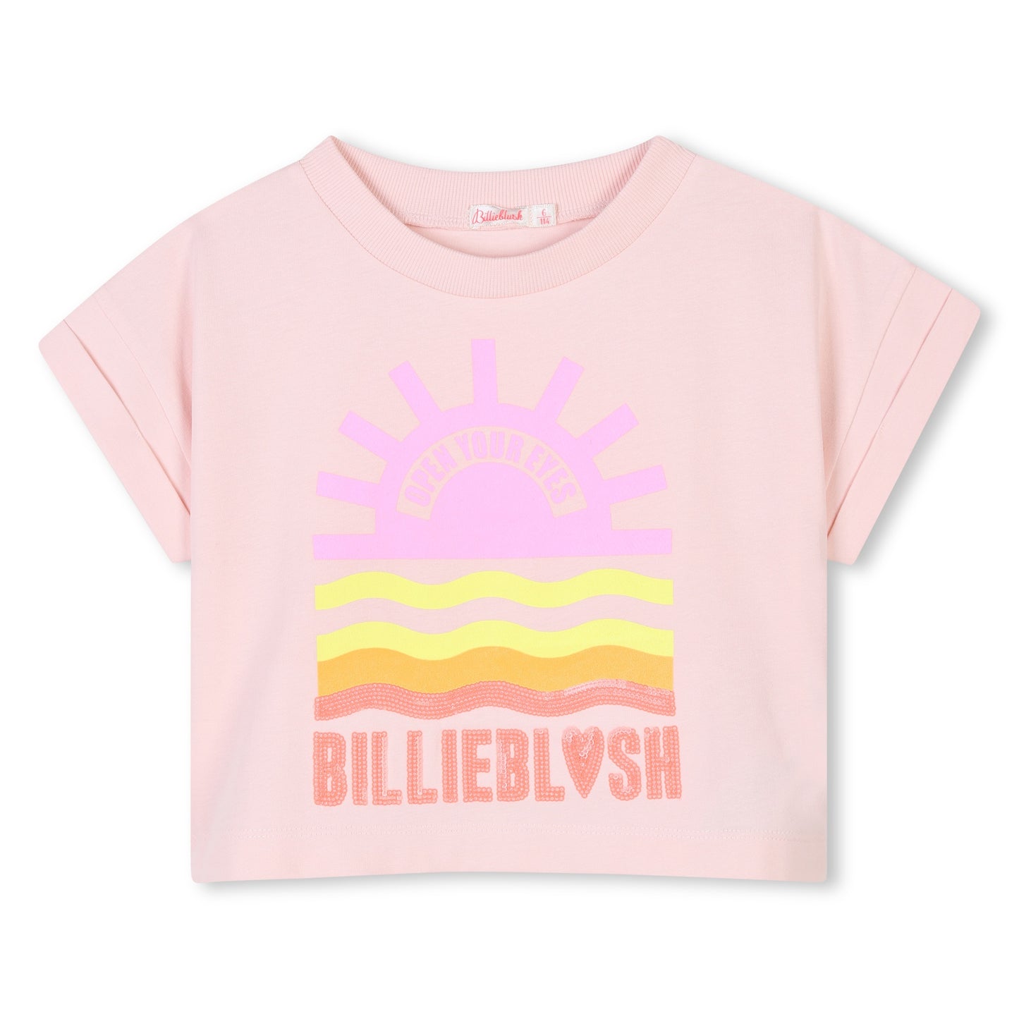 Billieblush Graphic Sun Yellow Shorts