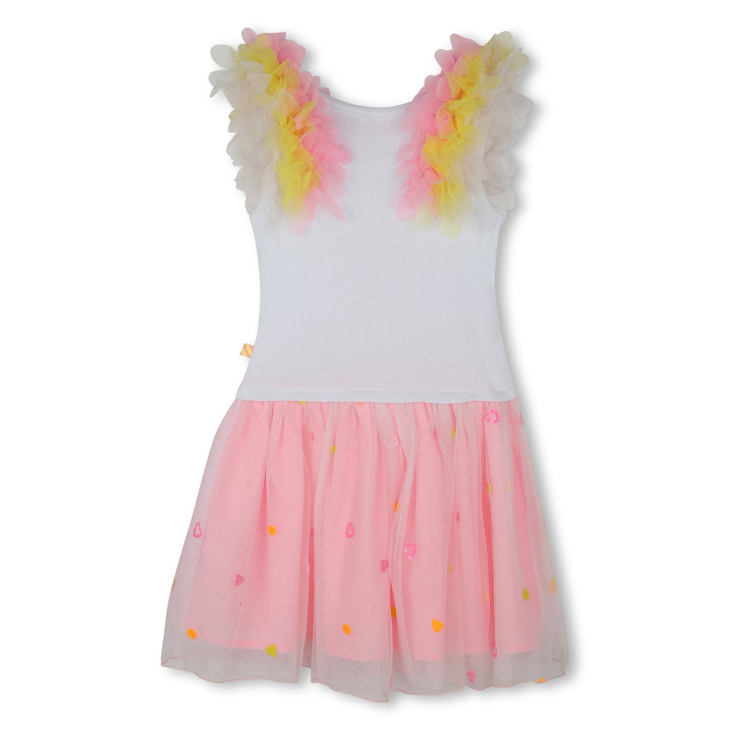 Billieblush Heart Mesh Sleeveless Dress