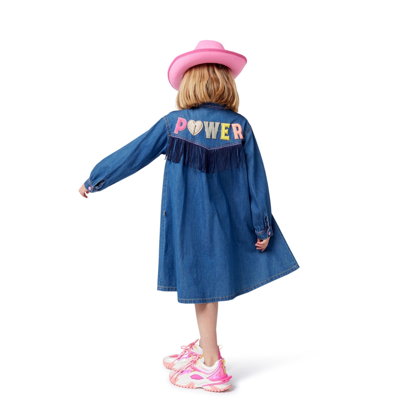 Pink Pom Pom Cowboy Hat