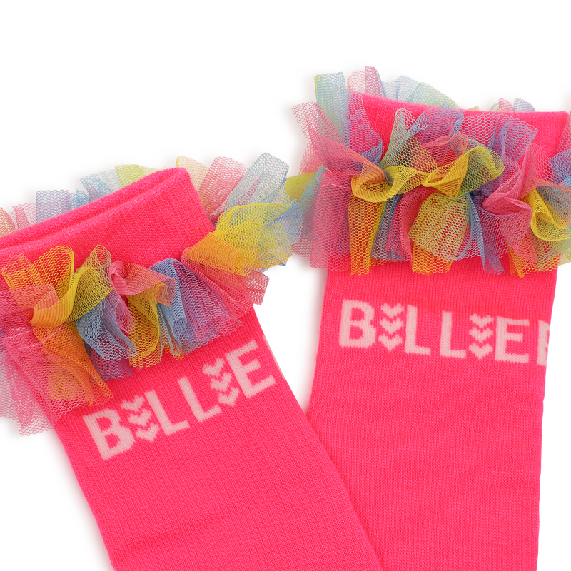 Billieblush Mesh Flounce Socks