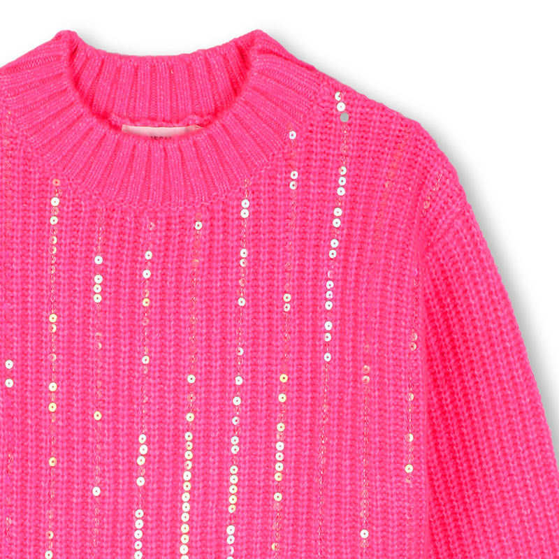 Billieblush Hot Pink Sequin Sweater