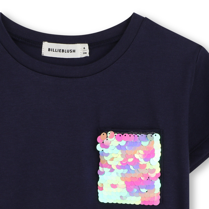 Billieblush Sequin Pocket Tee