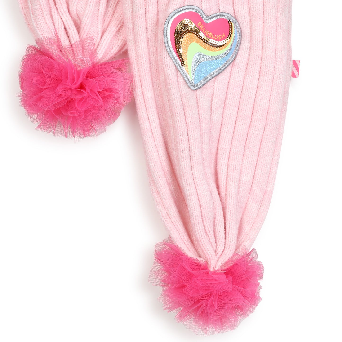 Billieblush Pink Pom Scarf