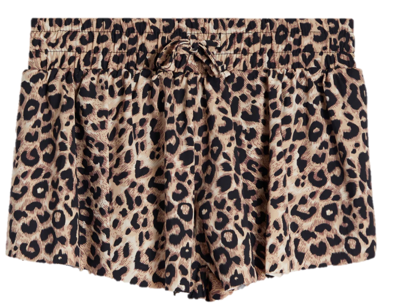 Animal Print Fly Away Shorts