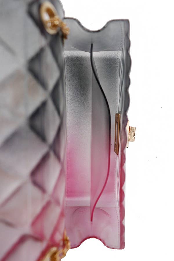 Ombre Diamond Embossed Purse