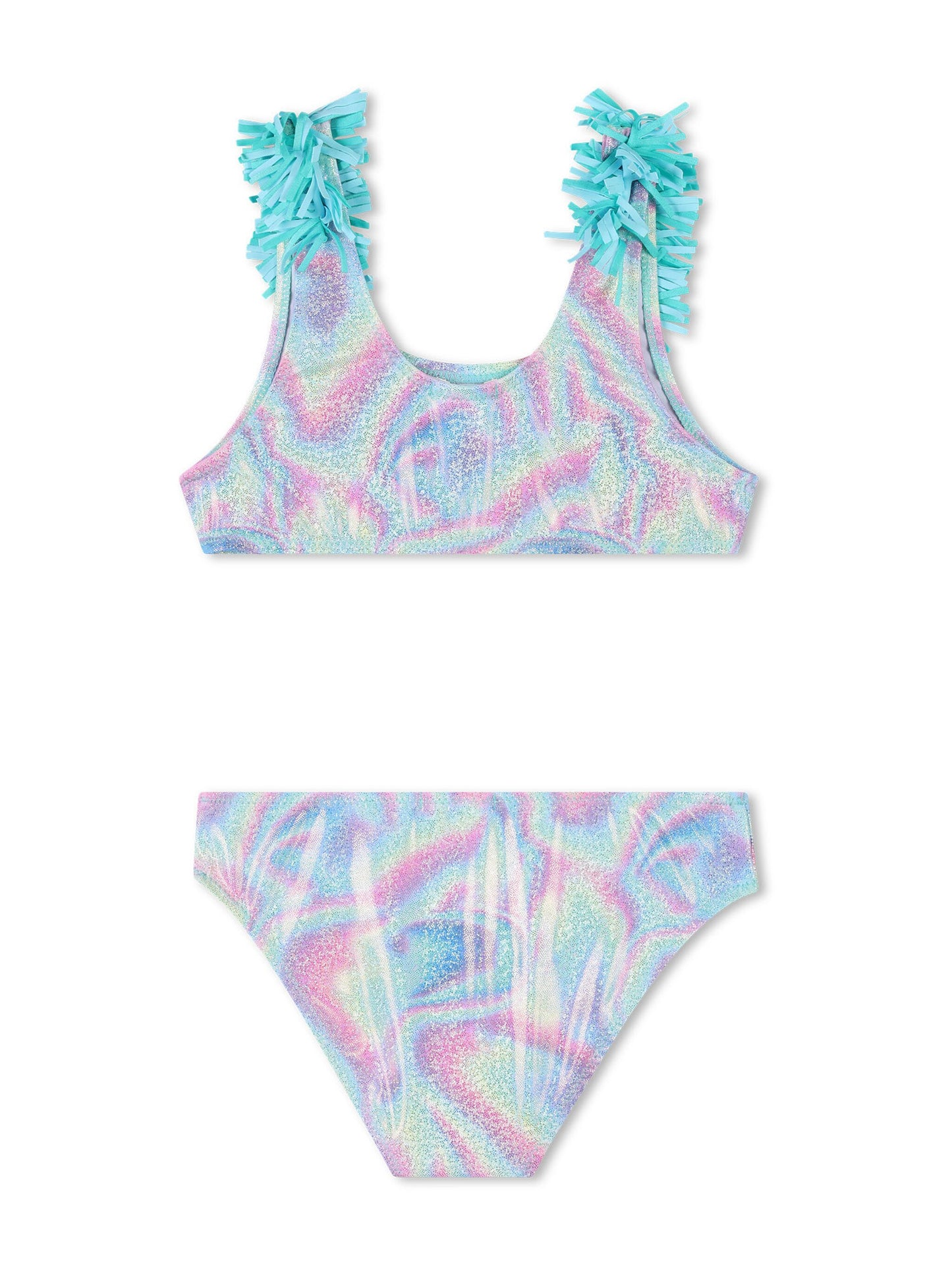 Billieblush Fringe Geometric Bikini