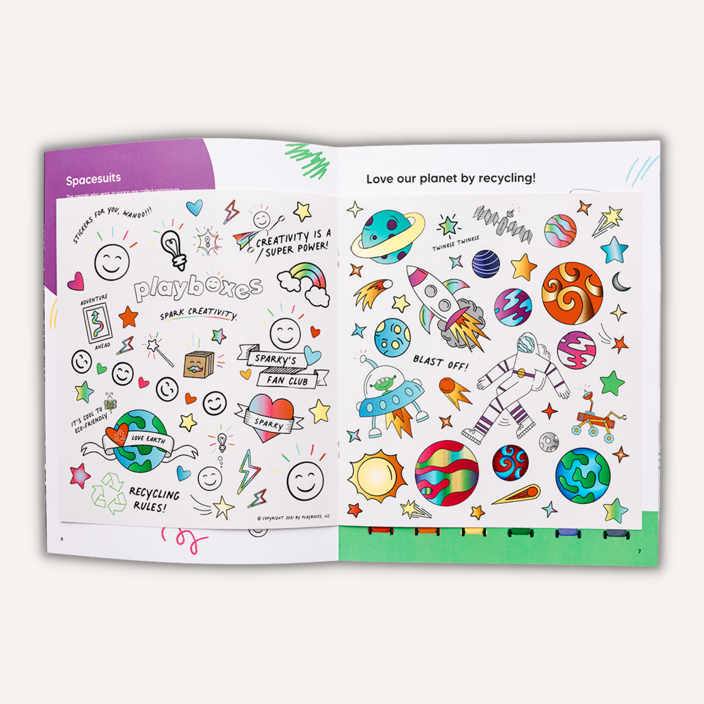 The Rocket Coloring Cardboard Playhouse