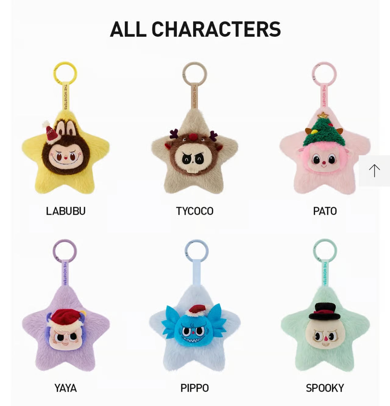 The Monsters Classic Series Plush Keychains