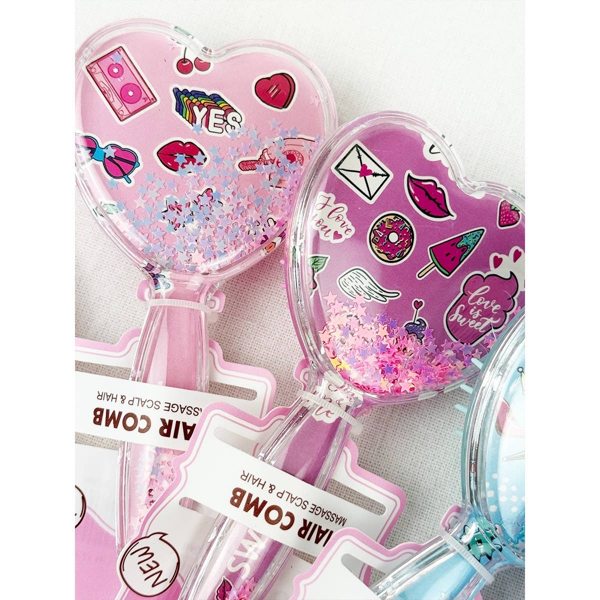 Glitter Flowing Hair Brush