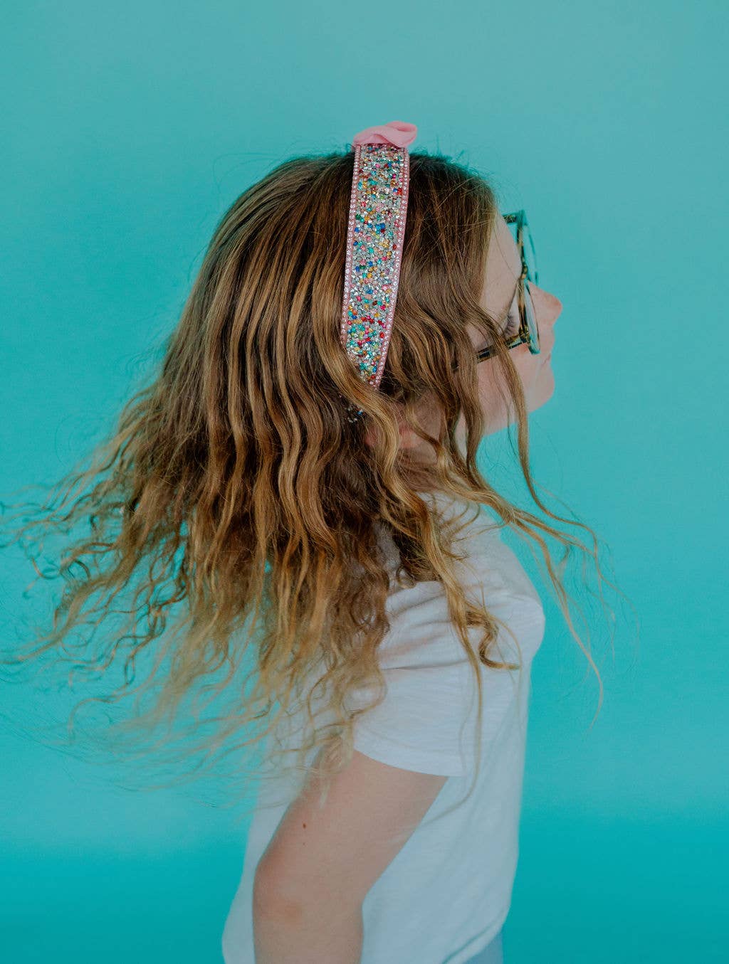 Rhinestone Bow Headband