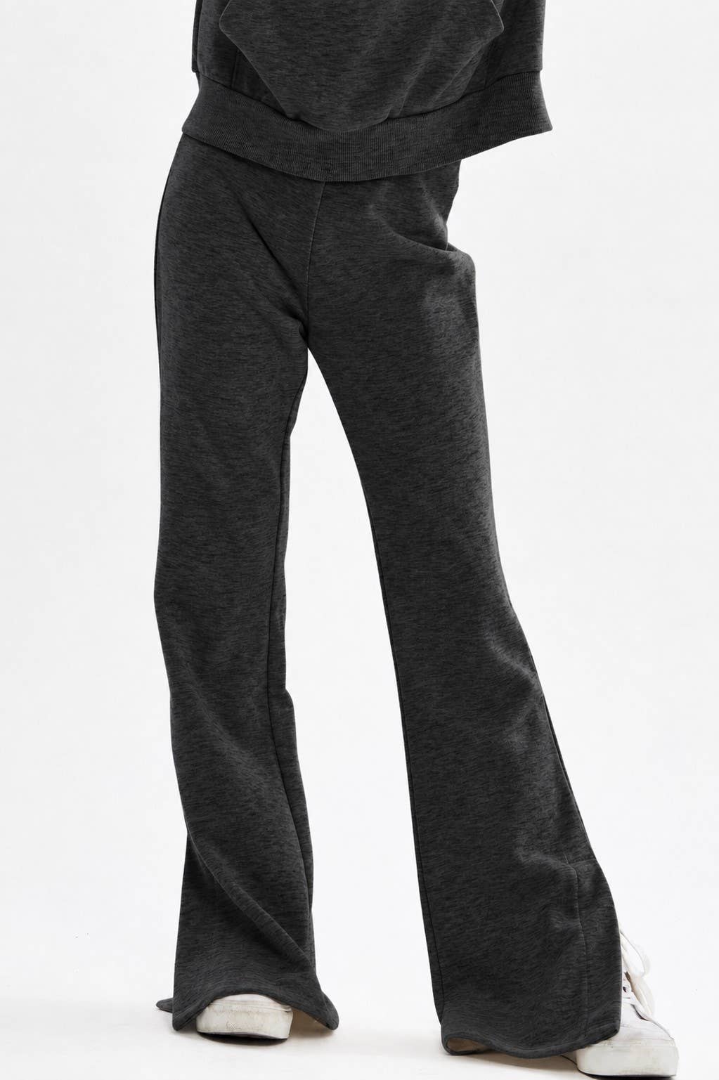 Slit Hem Cotton Pants
