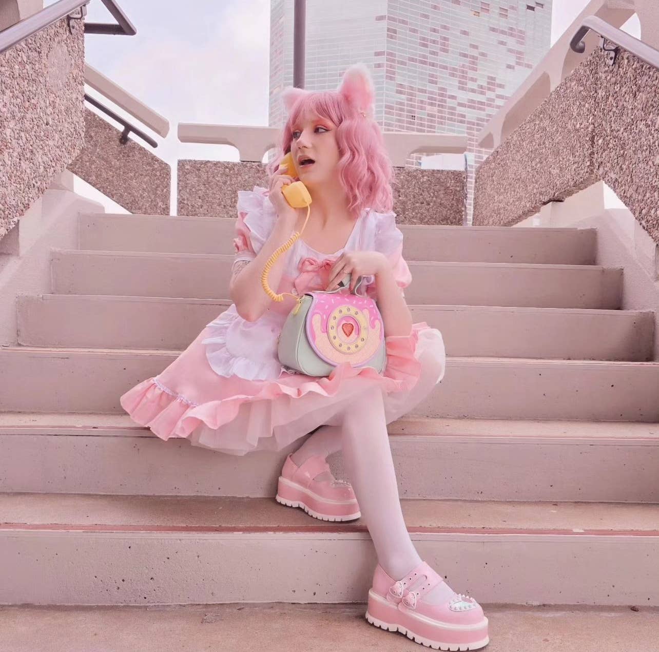 Ring Phone Ice Cream Handbag