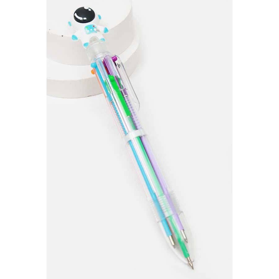 Astronaut Multicolor Push Pen