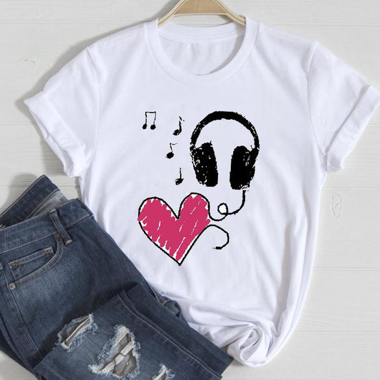 Love For Music Graphic Tshirt