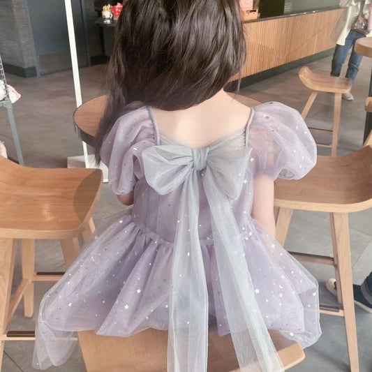 Purple Tulle Star Dress