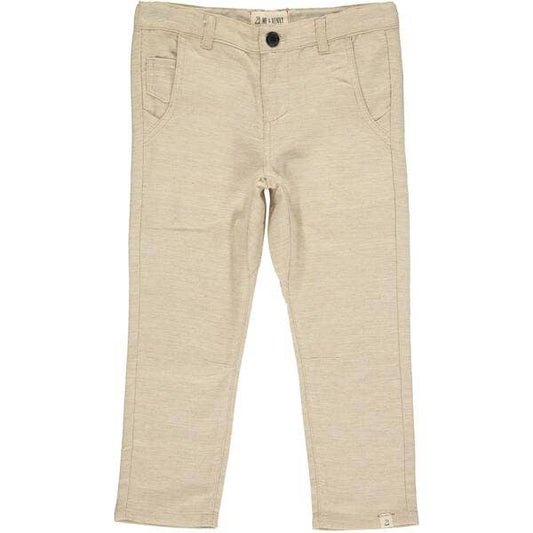 Boy Beige Cotton Pants