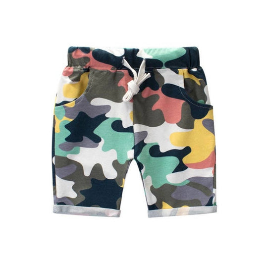 Mutli-Color Camo Shorts
